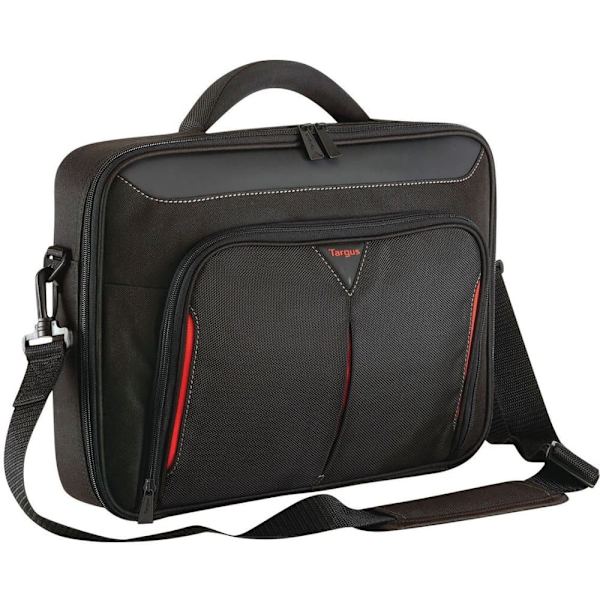 Targus | Classic | Fits up to size 14 " | Messenger - Briefcase | Black/Red | Shoulder strap