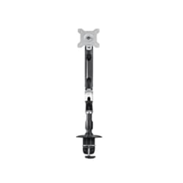 Neovo DMC-01 | Desk Clamp Monitor Mount | VESA 75 x 75mm and 100 x 100mm | Max 10kg | Desk clamp | Black Sort, Sølv