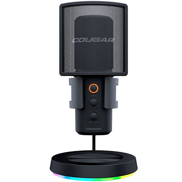 Cougar I Screamer-X I 3H500MK3B.0001 I MicrophoneI 3 Omni-Dimesion Mic / Noise Reduction / Pop Filter / RGB Base