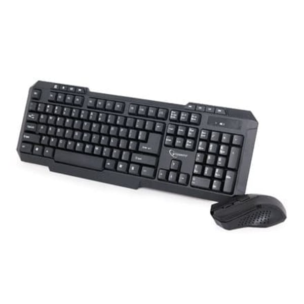 Gembird KBS-WM-02 keyboard Mouse included RF Wireless QWERTY US English Black Sort
