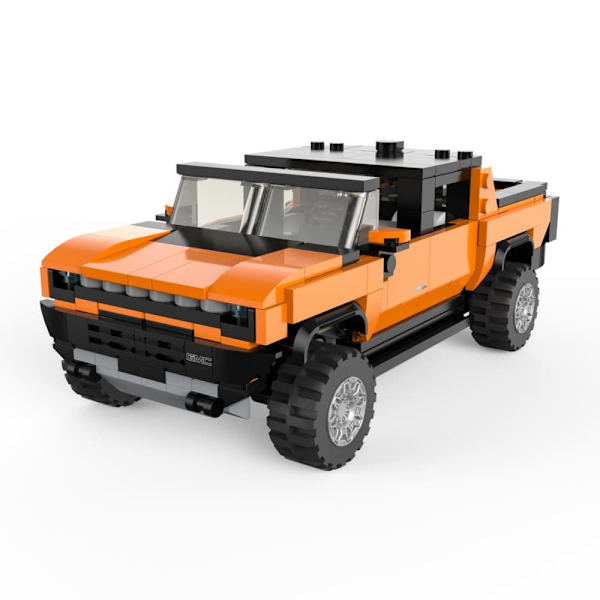RASTAR 1:30 assemble car model Hummer EV, assort., orange/yellow, 454 parts, 93700