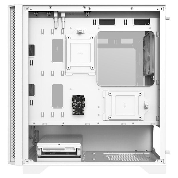 Montech AIR 100 ARGB, Micro-ATX, Tempered Glass - white