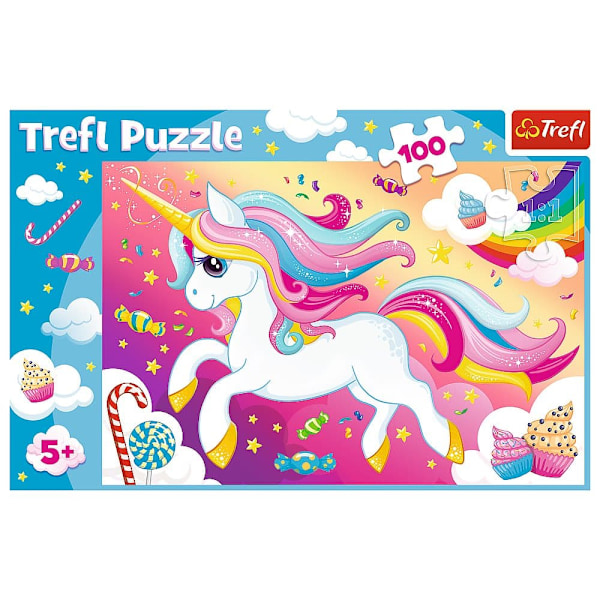 TREFL puzzle Beautiful unicorn 100 pcs