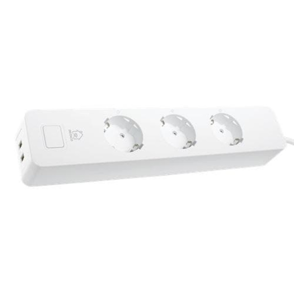 Branch Socket DELTACO SMART HOME 3xCEE 7/4, USB-A 2A, white / SH-P03USB2