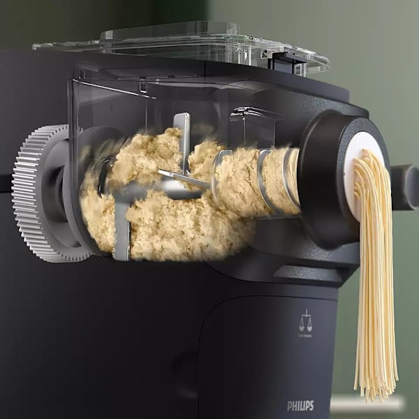 Philips Pasta Maker | HR2665/96 | 200 W | Number of speeds 1 | Bowl capacity 0.8 L | Black
