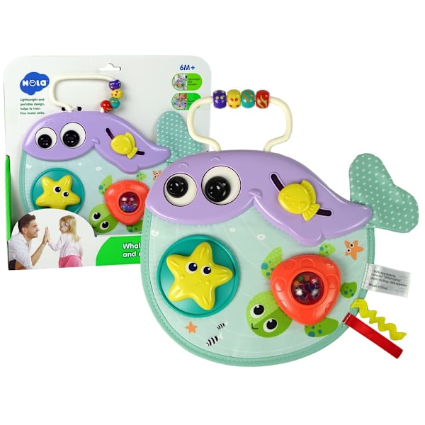 Whale For Babies Rattle Shapes Slider Beads
