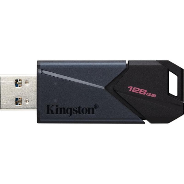 Kingston 128GB Portable USB 3.2 Gen 1 DataTraveler Exodia Onyx Sort