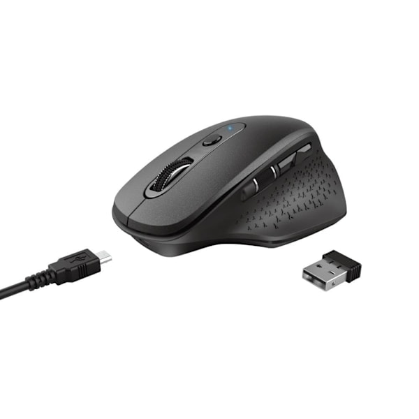 MOUSE USB OPTICAL WRL/OZAA BLACK 23812 TRUST Sort