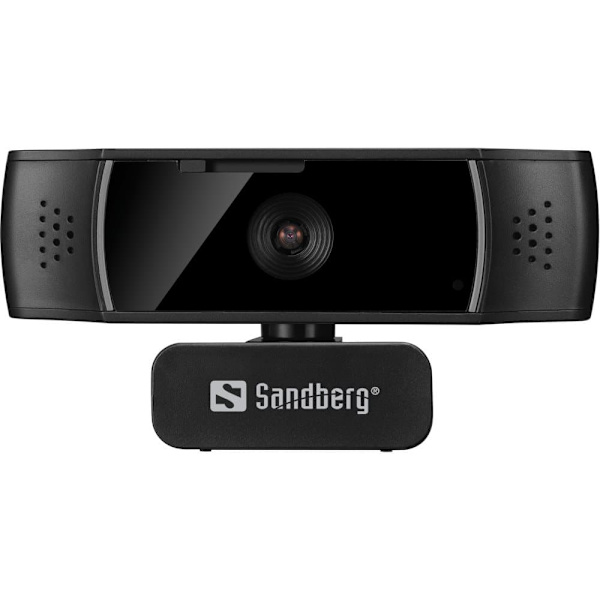 Sandberg 134-38 USB Webcam Autofocus DualMic Sort