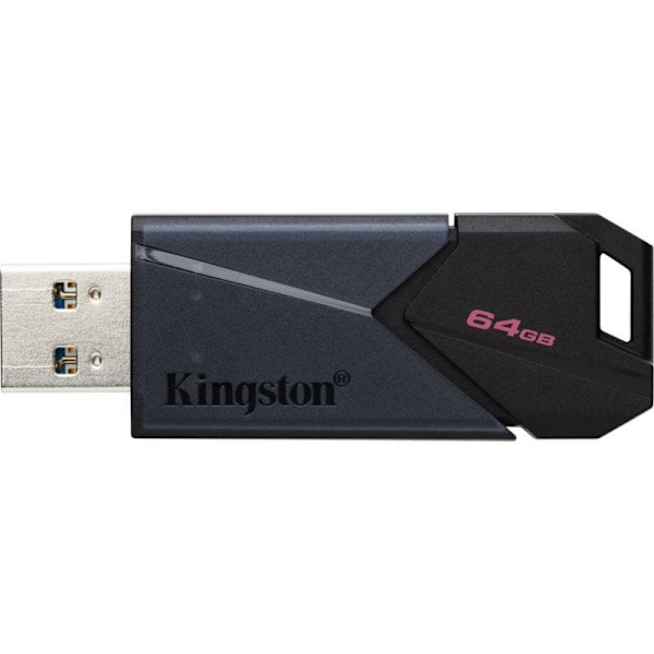Kingston Technology DataTraveler 64GB Portable USB 3.2 Gen 1 Exodia Onyx