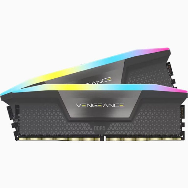 Corsair 32GB (2 x 16GB) DDR5 5200MHz Vengeance RGB AMD EXPO Cool Grey Heatspreader 1.25V
