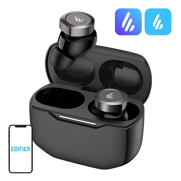 Edifier | True Wireless Earbuds | W240TN | Wireless | In-ear | Microphone | Noise canceling | Wireless | Black