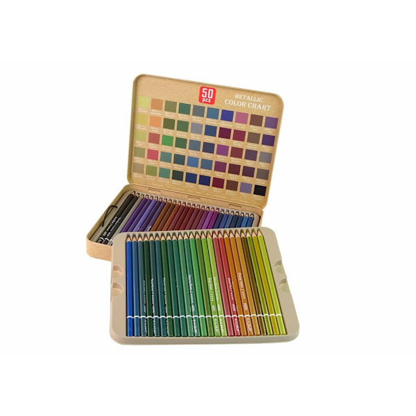 Little Artist's Set of Crayons in an Organizer 50 pcs.