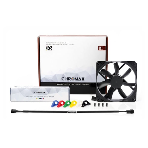 Fan Noctua 120mm NF-S12A PWM Chromax.black.swap