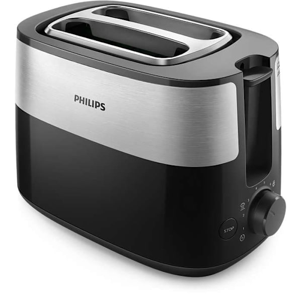 Philips | Toaster | HD2516/90 Daily Collection | Power 830 W | Number of slots 2 | Housing material Plastic | Black