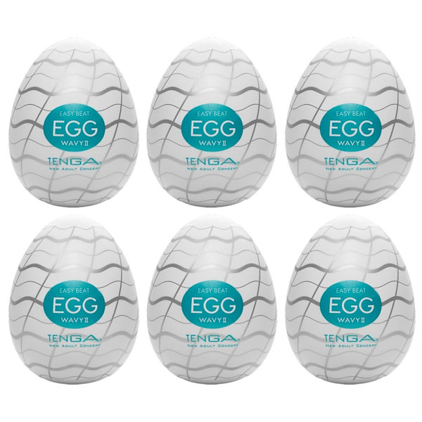 Tenga Egg Wavy II Pack of 6