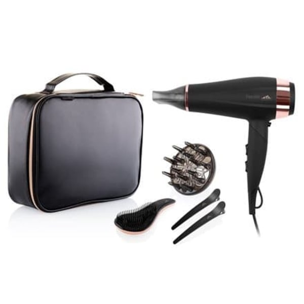 ETA | Hair Care Gift Set | ETA732090020 Fenité | 2200 W | Number of temperature settings 3 | Ionic function | Diffuser nozzle | Black Edition musta