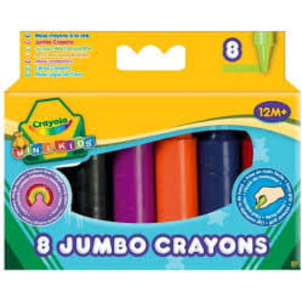 CRAYOLA MINIKIDS 8 Jumbo Crayons