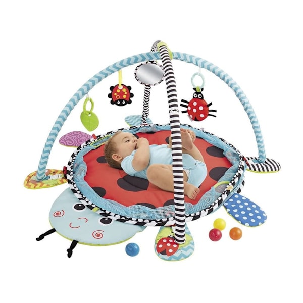 Ladybug Educational Mat Playpen Balls For Baby