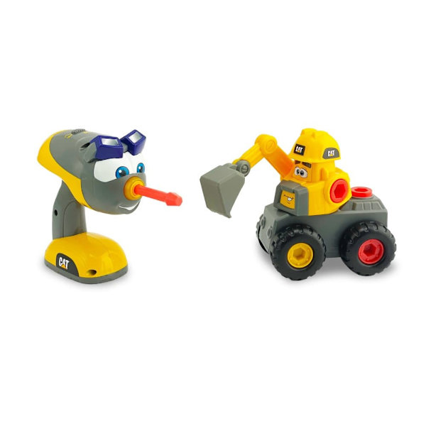 CAT vehicle with lights and sounds Junior Crew, assortment, 83196