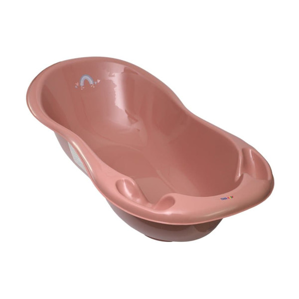 TEGA bath with plug METEO, 102 cm, old rose, ME-005