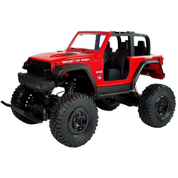 Red Remote Controlled Jeep Terrain Car 2.4G