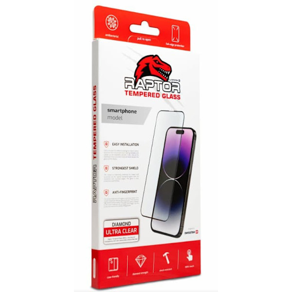 Swissten Raptor Diamond Ultra Full Face Tempered Glass for Apple iPhone 7 / 8 / SE 2020 / SE 2022