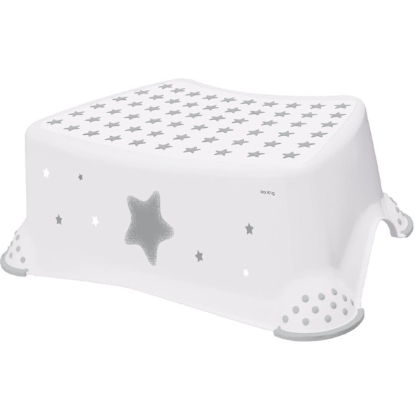 KEEEPER step stool Stars Cosmic White