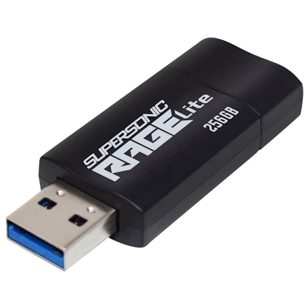 Flashdrive Patriot Rage Lite 120 MB/S 256GB USB 3.2 Sort, Blå
