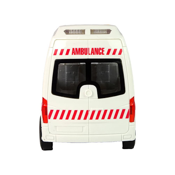 Ambulance Lights Sounds Friction Drive