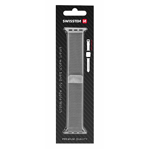 Swissten Metal Strap for Apple Watch 1/2/3/4/5/6/SE / 38 mm / 40 mm