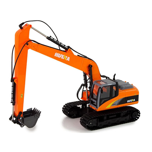 Professional crawler excavator remotely controlled  2.4GHz LED lights 15 functions