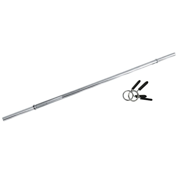Toorx Barbell 180 cm D25mm +2 pcs spring clip safety collar