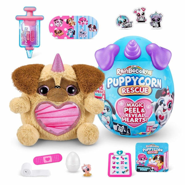 RAINBOCORNS plush toy with accessories Puppycorn Rescue, 9261