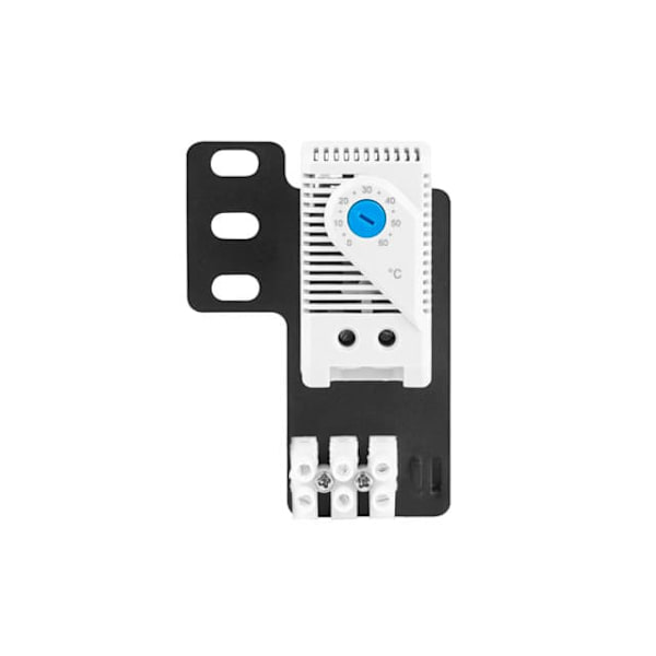 Lanberg Closed-loop thermostat 10A for rack cabinets with 19" ear and terminal block, gray | Lanberg