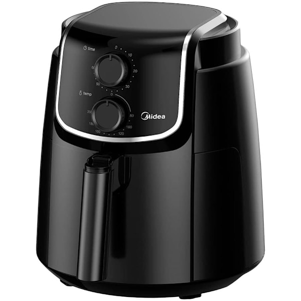 Air fryer, 3.5L big capacity, 1500W strong power, adjustable temperature up to 200 °C, multi-functional: air frying, roasting, baking, grilling, fryin