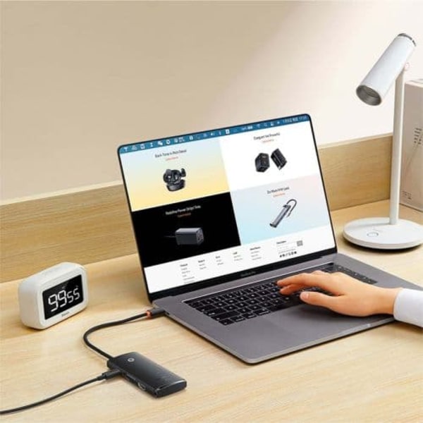 Baseus Hub Type-C / 2x USB 3.0 / PD Type-C / HDMI 1.4 / SD / TF