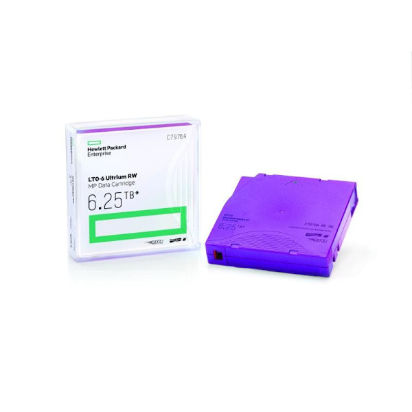 HPE LTO-6 Ultrium RW Blank data tape 6.25 TB 1.26 cm