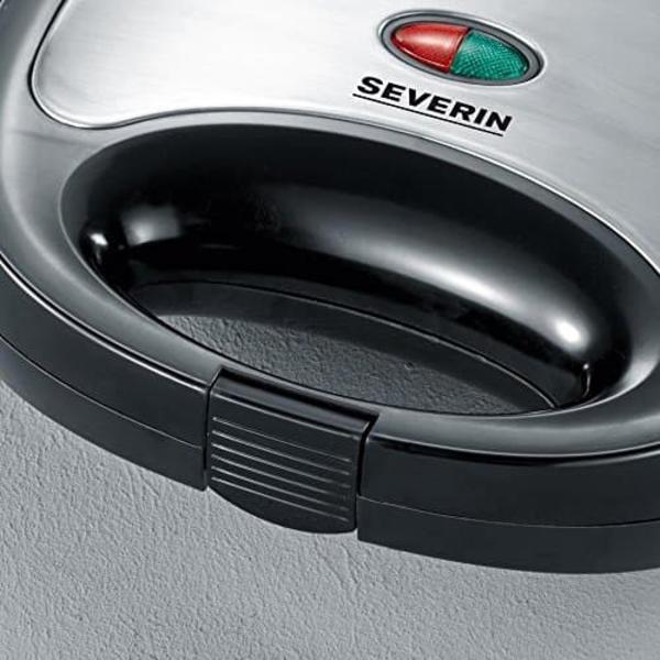 Severin SA 2969 sandwich maker 600 W Black, Stainless steel