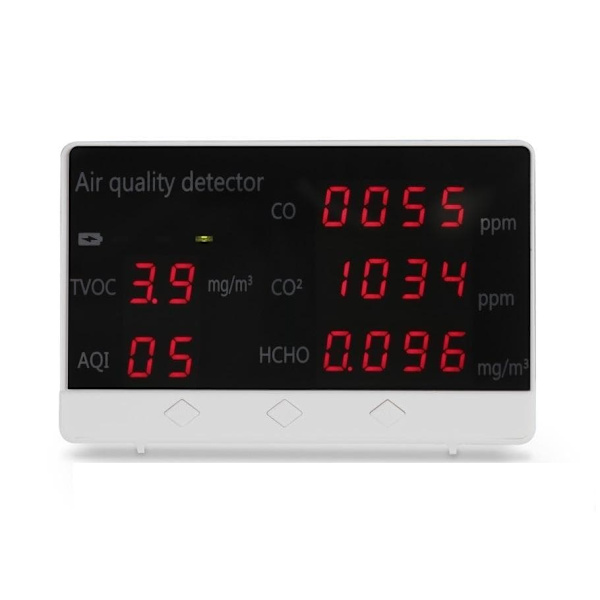 Hama Air quality detector incl. CO2, HCHO, TVOC measuring function