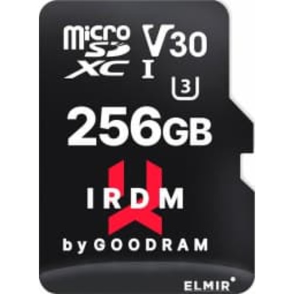 Karta pamięci microSD IRDM 256GB UHS-I U3 A2  + adapter