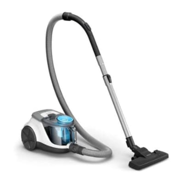 Philips | Vacuum Cleaner | XB2122/09 | Bagless | Power 850 W | Dust capacity 1.3 L | Arctic White/Sky Blue Blå, Hvid