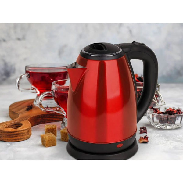 Omega kettle OEK802 1.8l 1500W, red