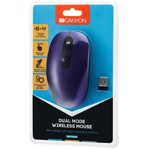 CANYON mouse MW-9 Dual-mode Wireless Violet