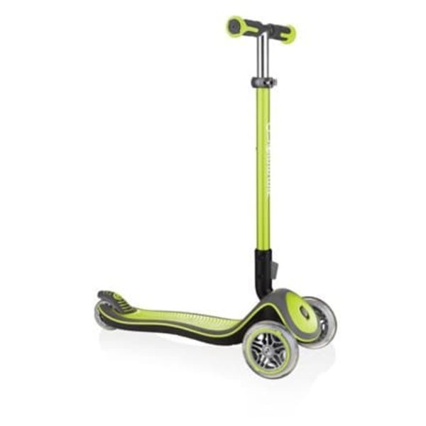 GLOBBER scooter Elite Deluxe Lights lime green, 444-406 Vihreä