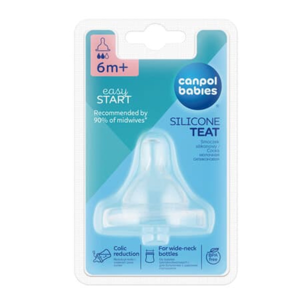CANPOL BABIES teat silicone medium, 1pcs., 21/721