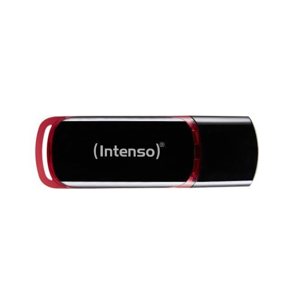 MEMORY DRIVE FLASH USB2 16GB/3511470 INTENSO Sort, Rød