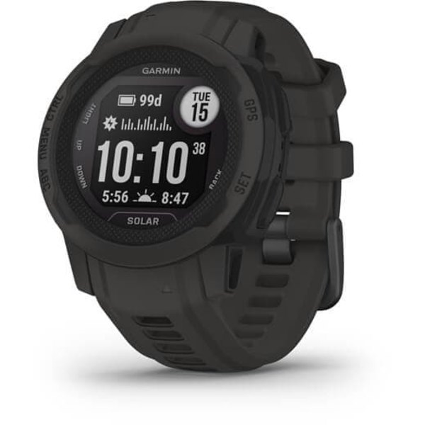 Garmin Instinct 2S Solar 2.01 cm (0.79") MIP 40 mm Digital 156 x 156 pixels Graphite GPS (satellite)