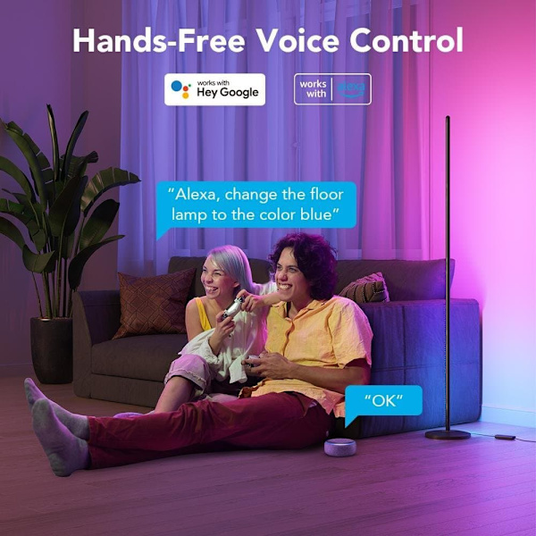 Govee LED Floor Lamp Smart floor lighting Wi-Fi/Bluetooth