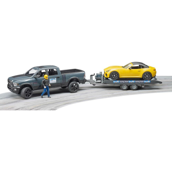 BRUDER RAM 2500 Power Wagon with Trailer, 02504